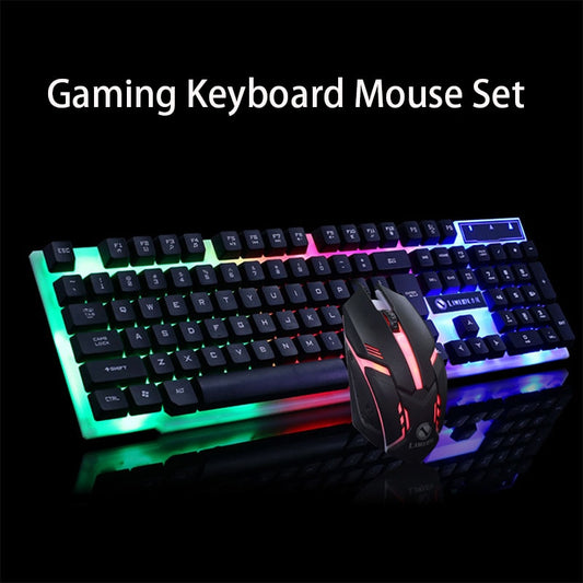 GTX300 Tastiera Gaming + Mouse Luminosi